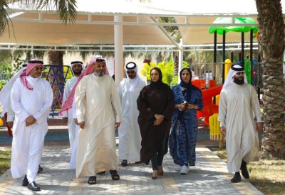 بلدية المنطقة الجنوبية والمجلس البلدي يفتتحان حديقة عسكر بعد إعادة تأهيلها