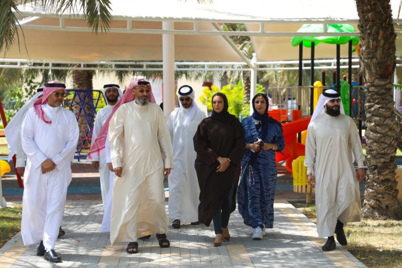 بلدية المنطقة الجنوبية والمجلس البلدي يفتتحان حديقة عسكر بعد إعادة تأهيلها