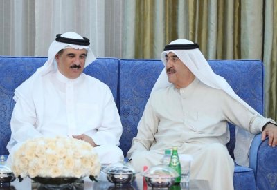 حاكم إمارة أم القيوين يستقبل سفير مملكة البحرين لدى دولة الإمارات العربية المتحدة