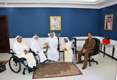محافظ الشمالية يستقبل رئيس مجلس إدارة جمعية المحفزين البحرينية لذوي الإعاقة