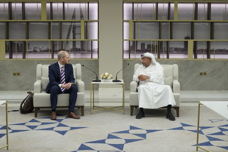 رئيس الغرفة يستقبل رئيس المفاوضات البريطاني لمناقشة اتفاقية التجارة الحرة بين دول مجلس التعاون