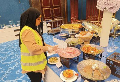 حفظ 8000 وجبة من الرمي في القمامة بوزن 5000 كليو جرام
