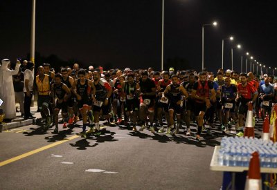 عبدالرحمن عسكر يتوج الفائزين بسباق بتلكو دواثلون الرمضاني