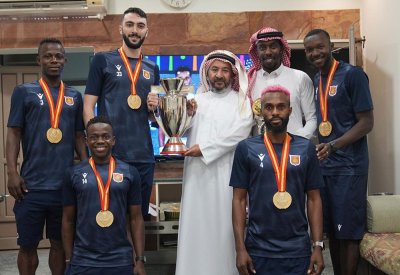 بن جلال يستقبل لاعبي طموح المشاركين في إنجاز نادي الحالة