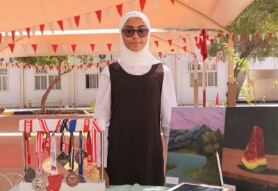 "سماء أحمد" الطالبة الرقمية الموهوبة في إعدادية عالي للبنات