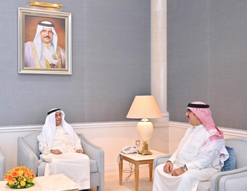 سمو الشيخ محمد بن مبارك آل خليفة يستقبل الدكتور ياسر الناصر