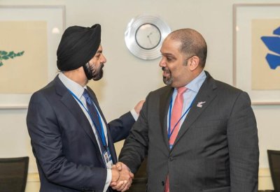 وزير المالية يلتقي مع المرشح لرئاسة مجموعة البنك الدولي