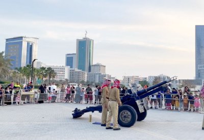 مدفع الإفطار.. في عيون الأطفال