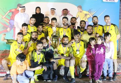 فريق القهوة بطل دورة مركز كرزكان الرمضانية على حساب فريق البوكس
