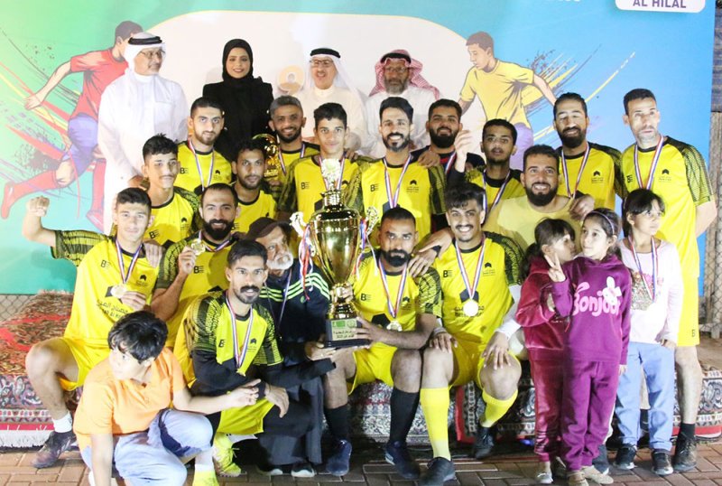 فريق القهوة بطل دورة مركز كرزكان الرمضانية على حساب فريق البوكس