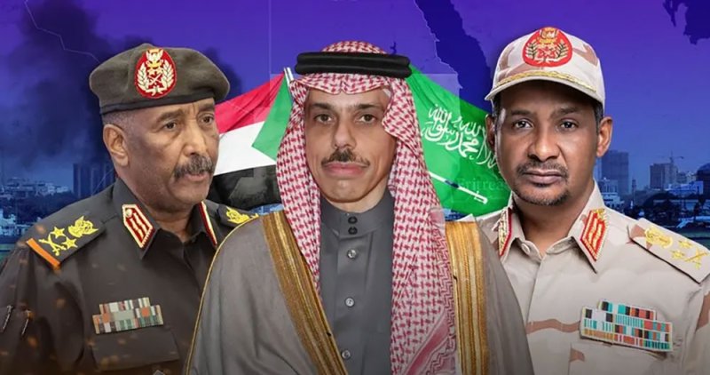 وزير الخارجية السعودي يجري اتصالين مع البرهان وحميدتي