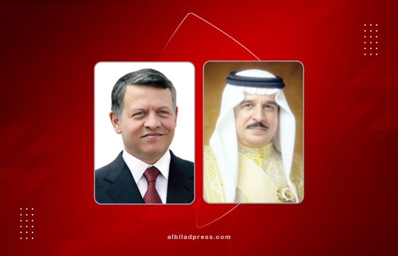 جلالة الملك المعظم يتبادل التهاني مع ملك الأردن بمناسبة حلول عيد الفطر المبارك