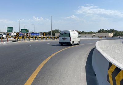"الأشغال" تنتهي من تنفيذ أعمال مشروع توسعة تقاطع الجسرة العلوي