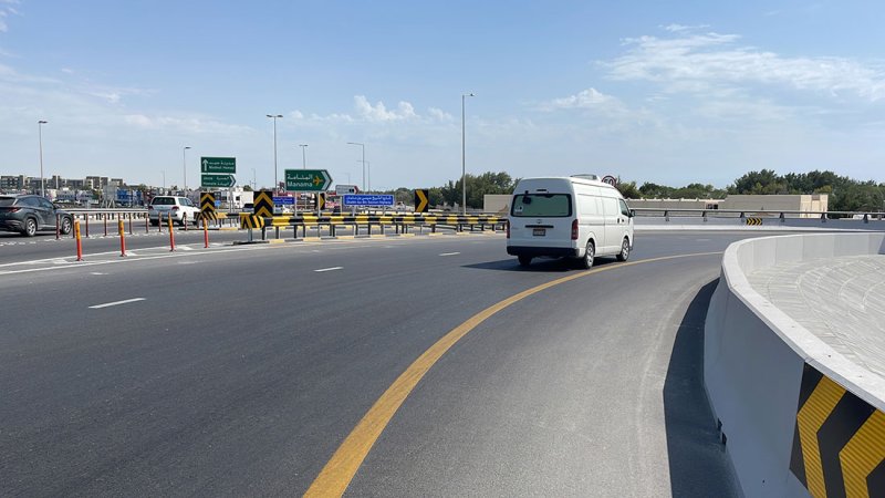 "الأشغال" تنتهي من تنفيذ أعمال مشروع توسعة تقاطع الجسرة العلوي