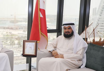 رئيس مجلس الأوقاف السنية يستقبل سفير مملكة البحرين لدى جمهورية ألمانيا الاتحادية
