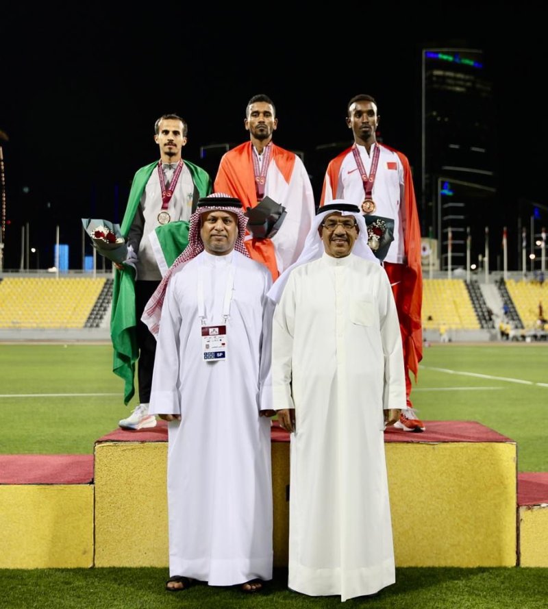 البحرين تحتل المركز الثاني ببطولة غرب آسيا لألعاب القوى