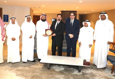 رئيس مجلس الأوقاف السنية يستقبل رئيس المجلس الاعلى للمسلمين في المانيا