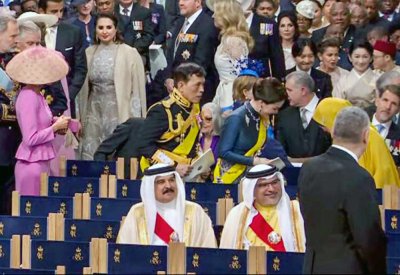 جلالة الملك المعظم يشارك في حفل مراسم تتويج جلالة الملك تشارلز الثالث ملكاً للمملكة المتحدة