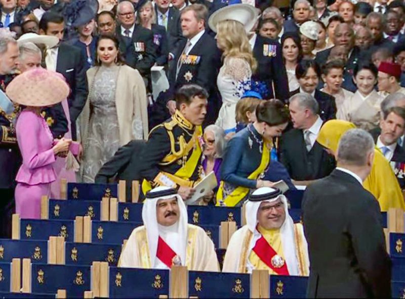 جلالة الملك المعظم يشارك في حفل مراسم تتويج جلالة الملك تشارلز الثالث ملكاً للمملكة المتحدة