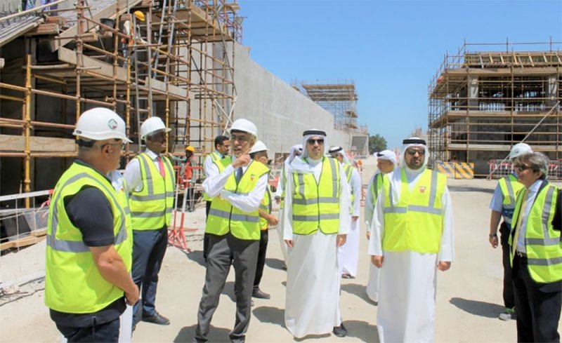 وزير الأشغال ومحافظ العاصمة يتفقدان مشروع المرحلة الرابعة لتوسعة محطة توبلي لمعالجة مياه الصرف الصحي