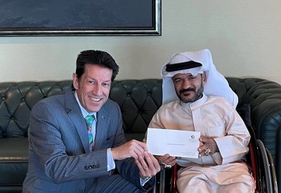 مجموعة فنادق الخليج تتبرع لصالح "المحفزين البحرينية لذوي الإعاقة"