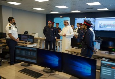 معالي رئيس الجمارك يقوم بزيارة تفقدية لإدارة جمارك المنافذ البحرية