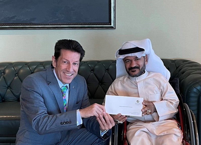 مجموعة فنادق الخليج تتبرع لصالح "المحفزين البحرينية لذوي الإعاقة"