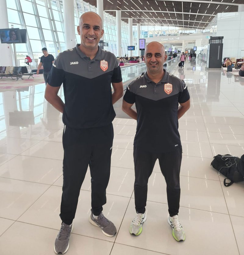 وليد وقاسم يحملان الصافرة البحرينية في كأس العرب للشاطئية