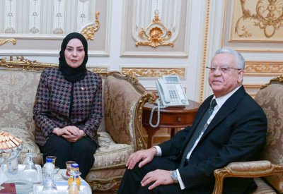 رئيس مجلس النواب بجمهورية مصر يلتقي سفيرة البحرين