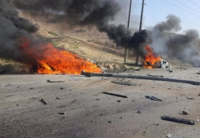 مركبات مشتعلة وأشخاص بداخلها.. 9 وفيات بحادثين في الأردن