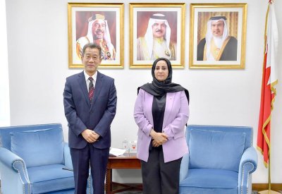 وزيرة الصحة تستقبل سفير جمهورية الصين الشعبية لدى مملكة البحرين