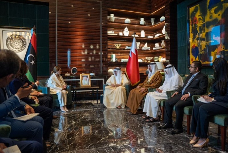 وزير الخارجية يجتمع مع وزيرة الخارجية والتعاون الدولي بدولة ليبيا