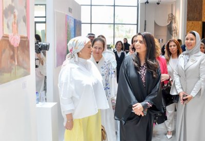 افتتاح أول معرض فني لجمعية سيدات الأعمال البحرينية