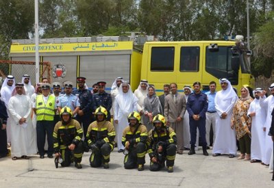 المحافظة الشمالية تنفذ عملية إخلاء افتراضي بالتعاون والتنسيق مع الدفاع المدني
