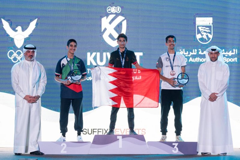 إنجاز بحريني في سباق أكواثلون الكويت الدولي