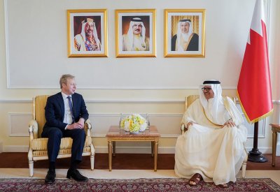 وزير الخارجية يجتمع مع الممثل الخاص للاتحاد الأوروبي لعملية السلام في الشرق الأوسط