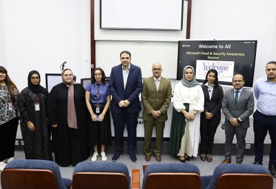 طلبة جامعة البحرين يتعرفون الفرص التدريبية للشهادات الاحترافية في مجال أمن الحوسبة السحابية 
