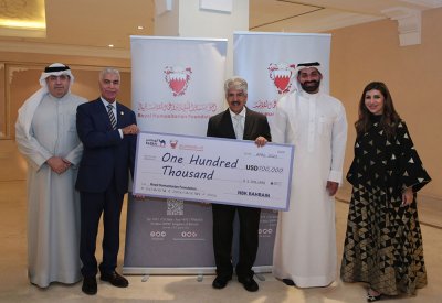 المؤسسة الملكية للأعمال الإنسانية تتسلم تبرعاً مالياً بمبلغ 100 ألف دولار من بنك الكويت الوطني