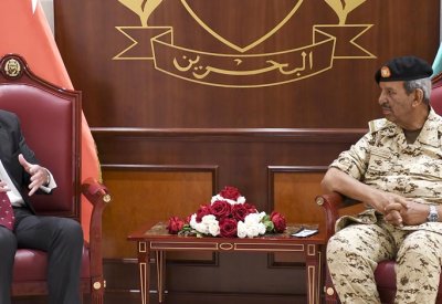 القائد العام يستقبل المدير التنفيذي للمعهد الدولي للدراسات الاستراتيجية في الشرق الأوسط