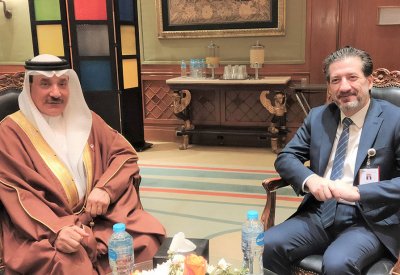 حميدان يلتقي وزير الشؤون الاجتماعية والعمل السوري