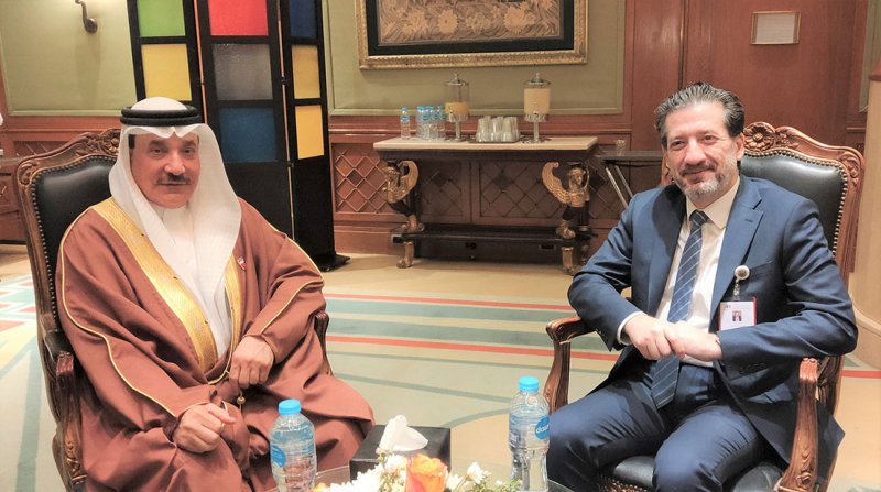 حميدان يلتقي وزير الشؤون الاجتماعية والعمل السوري