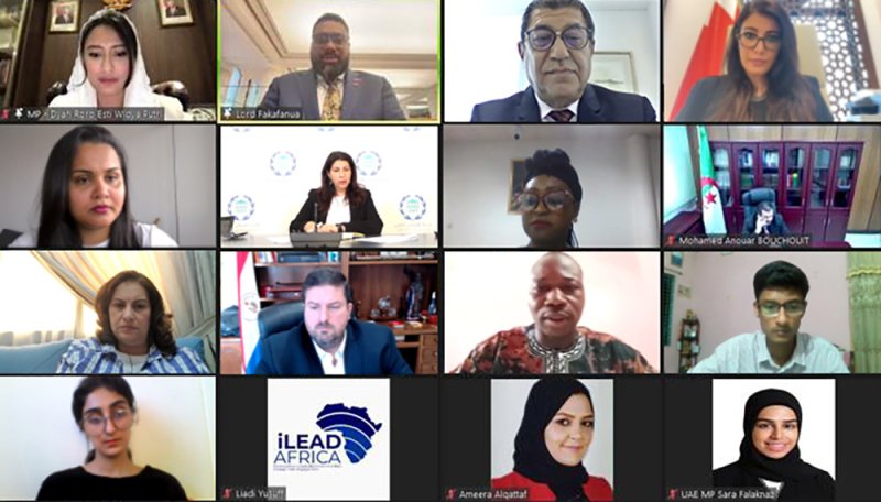 بحث مستجدات تنفيذ حملة (أقول نعم للشباب في البرلمان‎‎) بمشاركة فخرو والظاعن