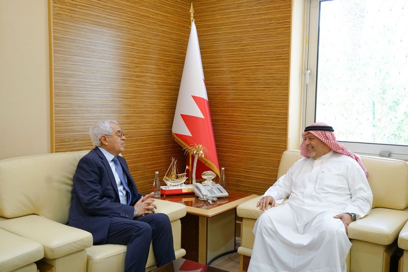 نائب رئيس المجلس الأعلى للقضاء يستقبل رئيس وحدة مكافحة غسل الأموال وتمويل الإرهاب بجمهورية مصر العربية‎‎