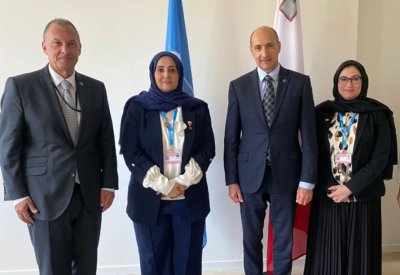 وزيرة الصحة تلتقي بنائب رئيس الوزراء ووزير الصحة في مالطا