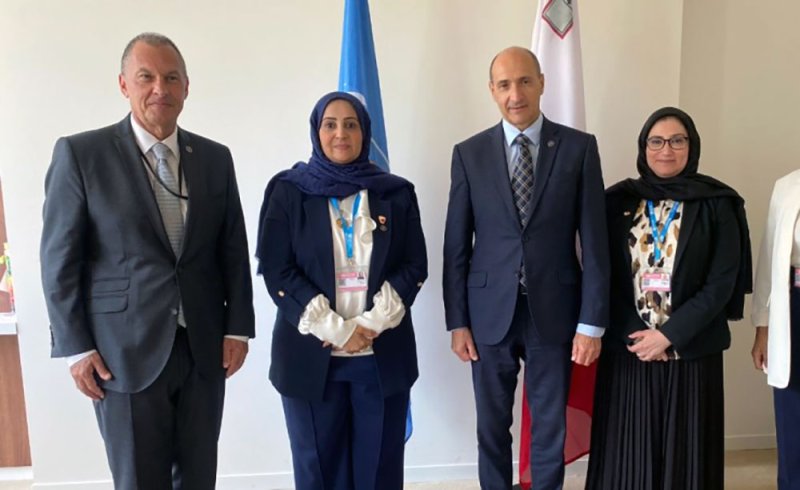 وزيرة الصحة تلتقي بنائب رئيس الوزراء ووزير الصحة في مالطا