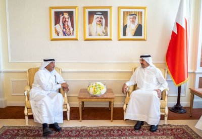 وكيل وزارة الخارجية للشؤون السياسية يستقبل رئيس غرفة تجارة وصناعة البحرين