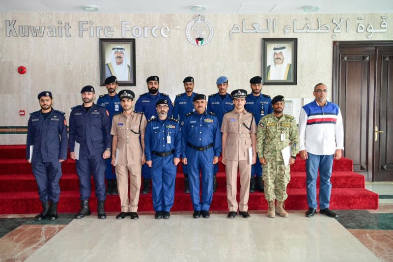 الإدارة العامة للدفاع المدني تشارك في دورة (النظام الآمن لإدارة المواد الكيميائية الخطرة)