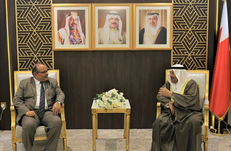رئيس مجلس الشورى يستقبل سفير جمهورية الهند لدى مملكة البحرين