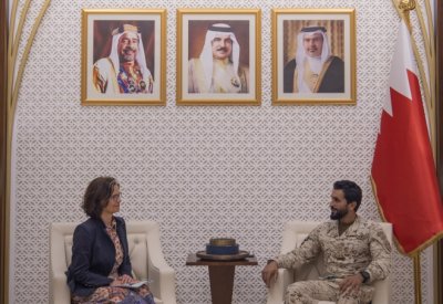 سمو الشيخ ناصر بن حمد يستقبل سفيرة الدنمارك لدى المملكة