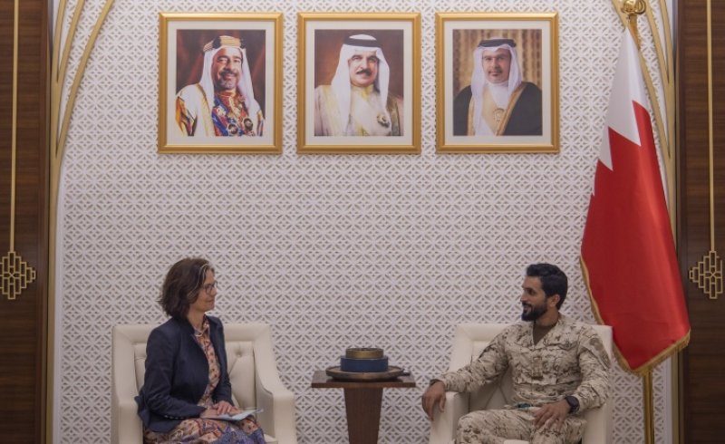 سمو الشيخ ناصر بن حمد يستقبل سفيرة الدنمارك لدى المملكة